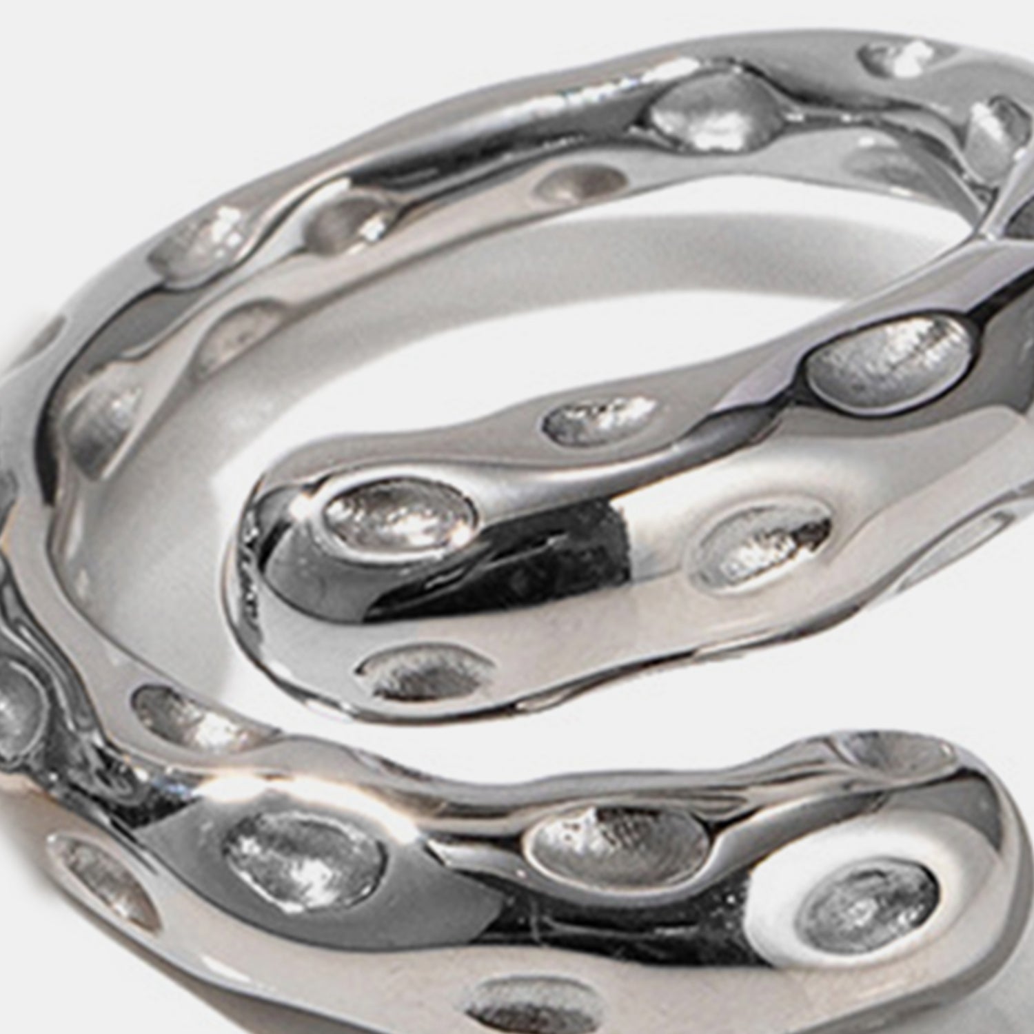 Titanium Steel Gold-Plated Bypass Ring dbe7dc98-716e-4270-a7ed-5d8bd7a8362d-Max Trendsi