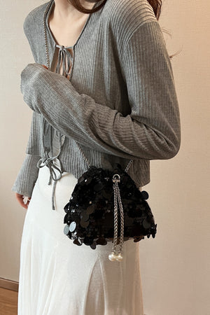 Drawstring Sequin Crossbody Bag dc093395-5ab7-47fe-98cf-85eee22e15b3-Max Trendsi