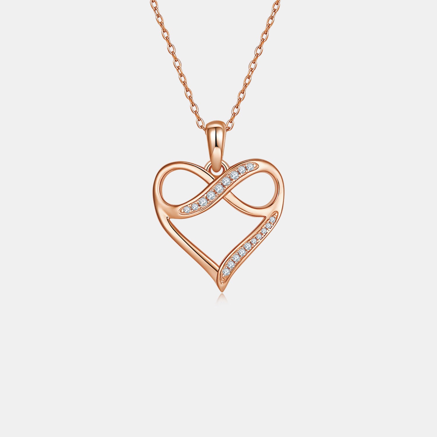 Moissanite 925 Sterling Silver Heart Necklace dc1a02b7-0378-4b8c-a5d8-48b6a91bc674-Max Trendsi