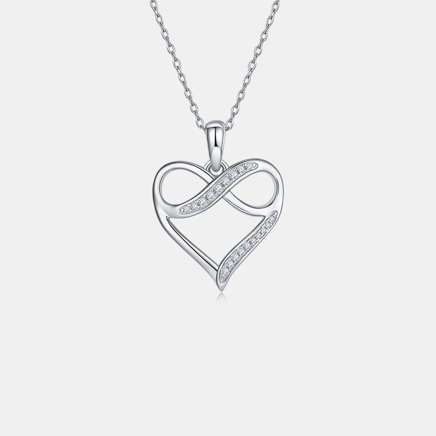 Moissanite 925 Sterling Silver Heart Necklace dca2bbfd-a150-4529-b944-ba14c2e2f6d3-Max Trendsi