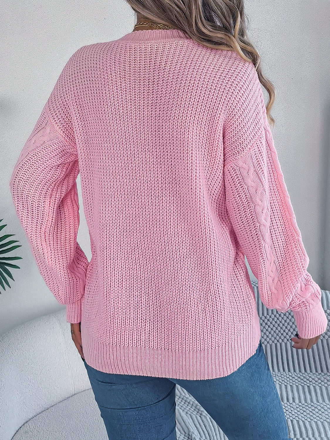 Cable-Knit Long Sleeve Cardigan dd25e072-6ca2-42de-ab2e-4d86ce37b2e6-Max Glownestbest