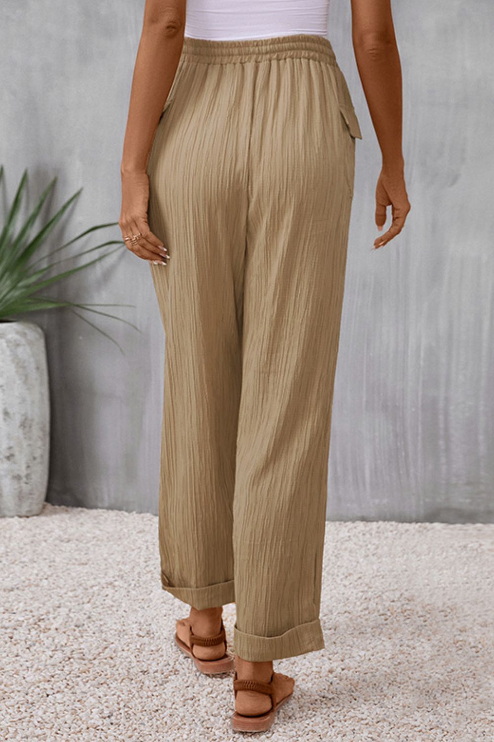 Perfee Tie Waist Pocketed Long Pants dd373eb0ead949e1bf75a58fc9a1e98b-Max Trendsi