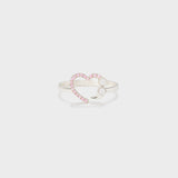 925 Sterling Silver Inlaid Zircon Ring Blush Pink ddd56c3b-bdfe-4c80-b07d-927d446e67c6-Max Trendsi