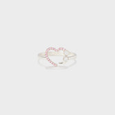 925 Sterling Silver Inlaid Zircon Ring Blush Pink ddd56c3b-bdfe-4c80-b07d-927d446e67c6-Max Trendsi