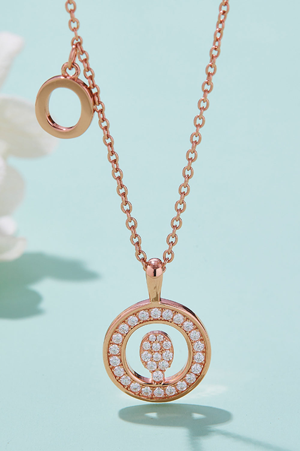 Adored Moissanite K to T Pendant Necklace O One Size de7ab1b133814cdcabc3fe43a12e08fa-Max Trendsi