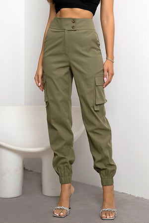 High Waist Cargo Pants dea74a0573fa449995dc7f8414f1a873-Max Trendsi
