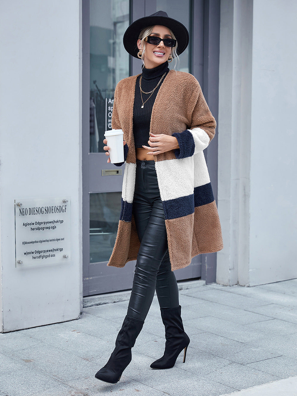 Ivy Lane Tricolor Open Front Fuzzy Longline Cardigan dfff55c75eef49c39ff5877b4bbea345-Max Glownestbest