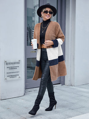 Ivy Lane Tricolor Open Front Fuzzy Longline Cardigan dfff55c75eef49c39ff5877b4bbea345-Max Glownestbest