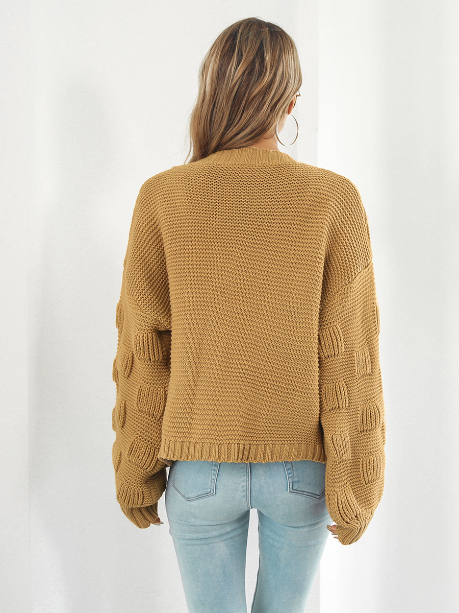 Open Front Ribbed Trim Cardigan e107f130b3a2401db5b96dff75a44b8c-Max Glownestbest