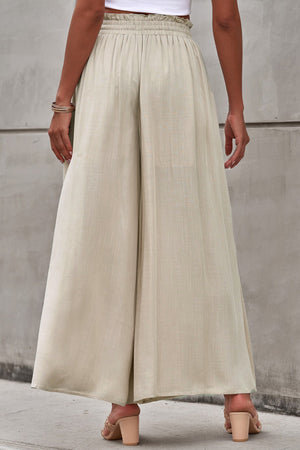 Drawstring Waist Wide Leg Pants e35567036c51484096be4070ea8c1243-Max Trendsi