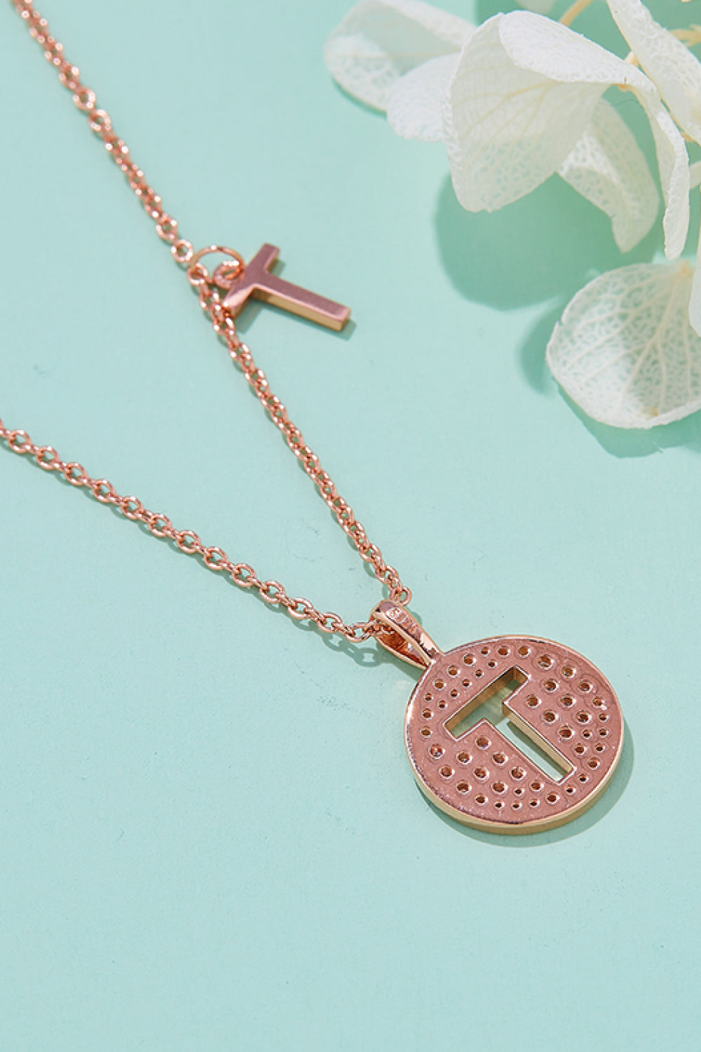 Adored Moissanite K to T Pendant Necklace e5503efb5fae44f88adb56a13dd62a5b-Max Trendsi
