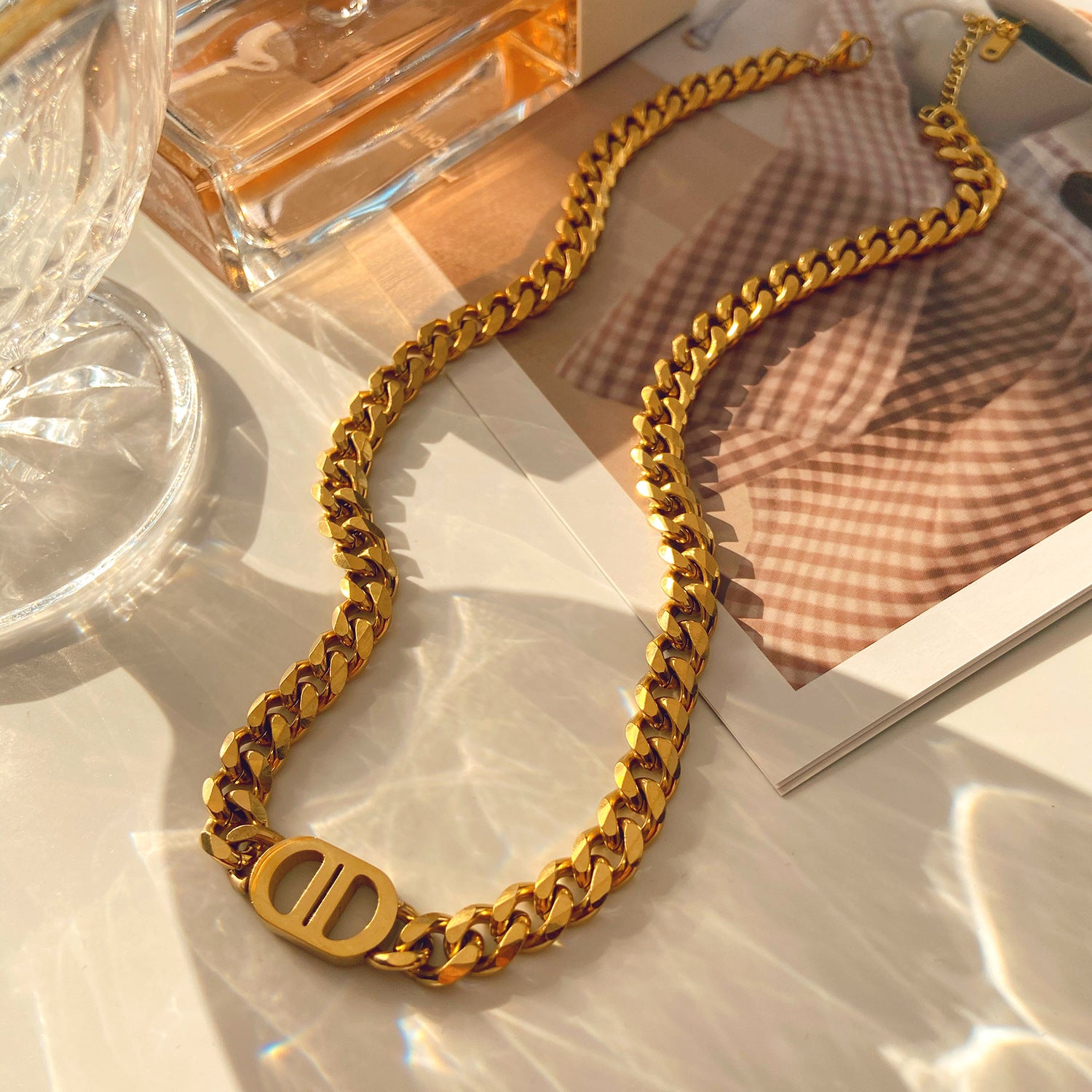 Miami Cuban Chain Necklace e5e03ff8-d44c-4e65-ad2b-d049cd69b314 Artshiney