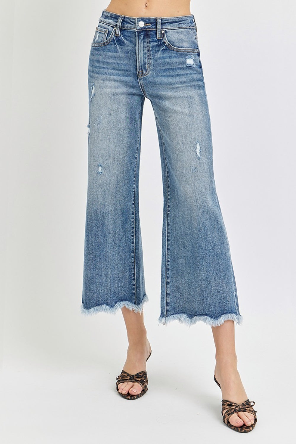 Risen High Rise Cropped Flare Jeans Dark e5eacfb0-4184-4fef-9f70-c41cb93aa8bb-Max Trendsi