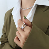 Titanium Steel Double-Layered Ring Silver 7 e6159fd7-de0b-4a0c-85be-4d9b422d05fe-Max Trendsi