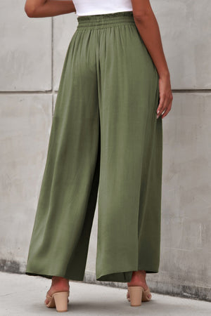 Drawstring Waist Wide Leg Pants e6e4ae49d8074572be0b40938e14b0dc-Max Trendsi