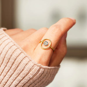 925 Sterling Silver Evil Eye Ring e7595fc1-2ec7-4525-b306-77596eb36fd8-Max Trendsi
