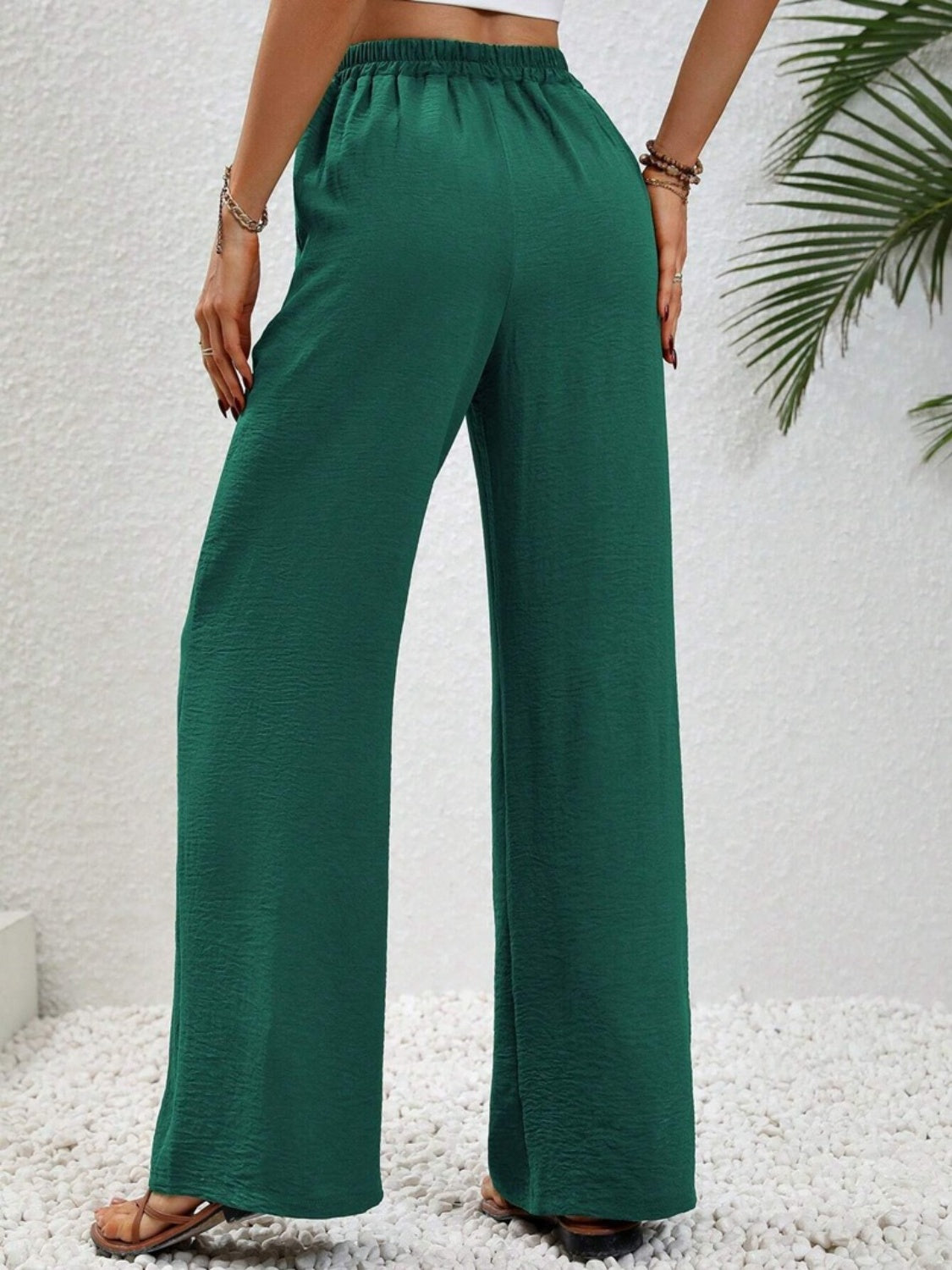 Wide Leg Drawstring Pants e8309dd6-314f-4926-9e30-2496e27b06c2-Max Trendsi