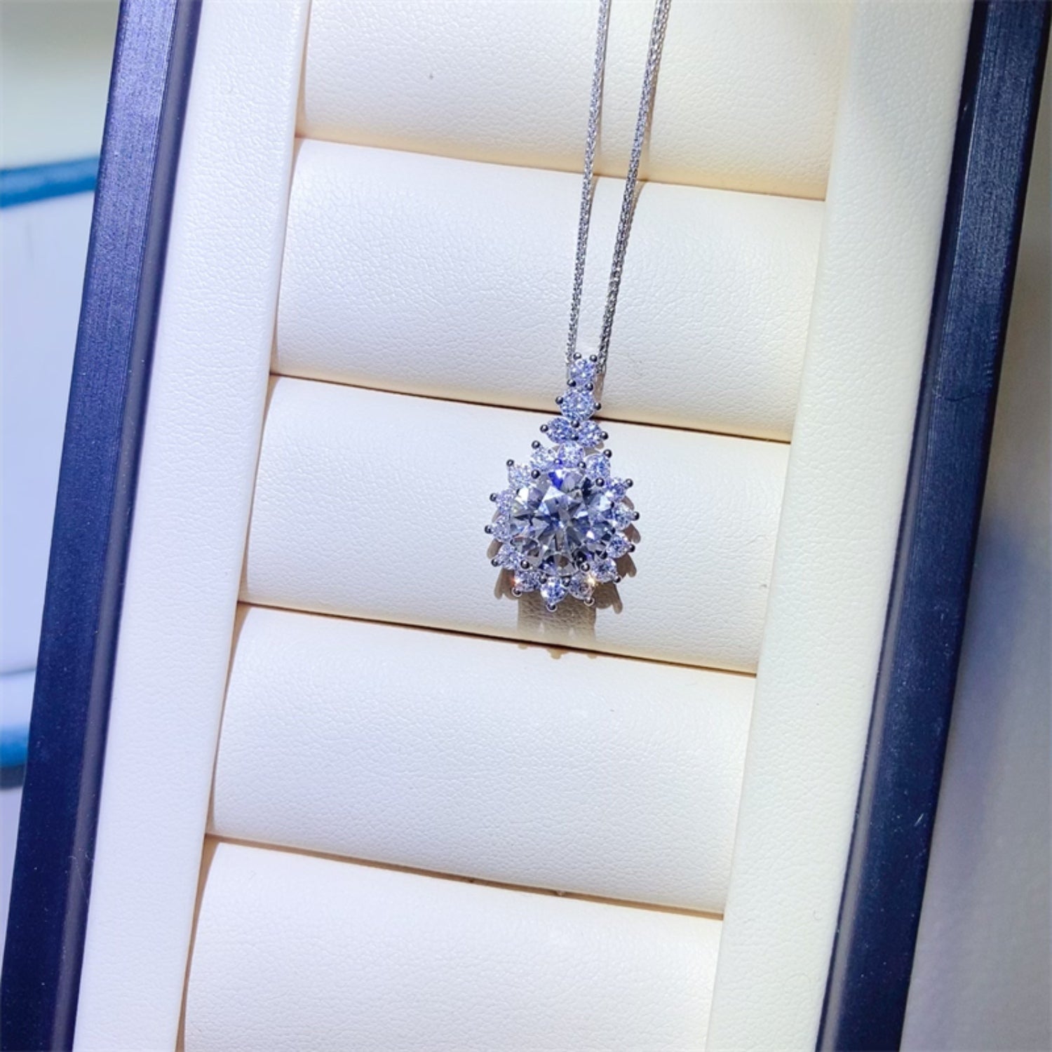 5 Carat Moissanite 925 Sterling Silver Pendant Necklace e852e3b5-8dd5-4c7d-90bd-a4e54e0bb288-Max Trendsi