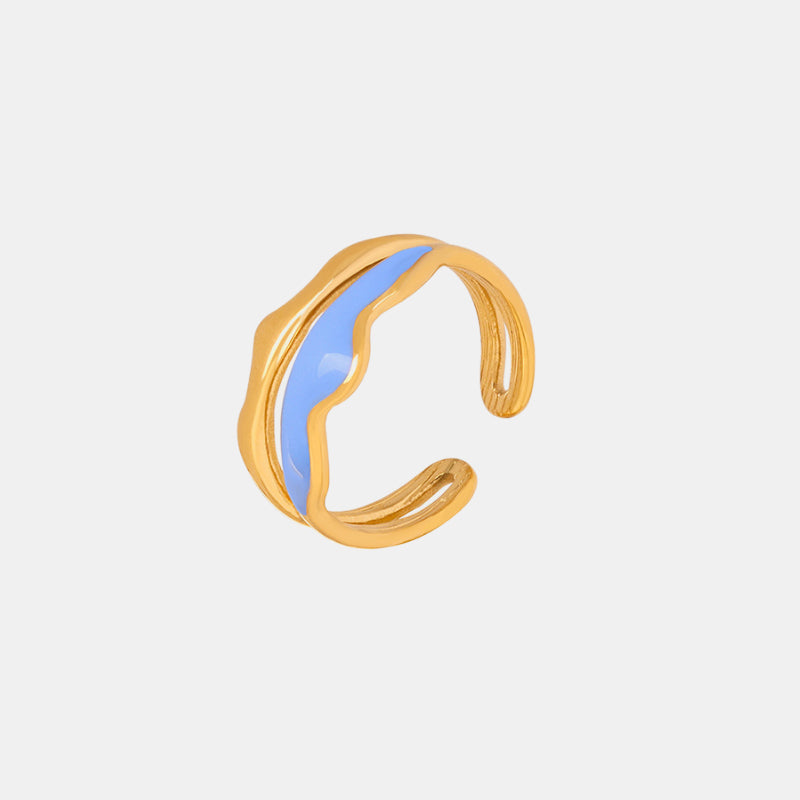 18K Gold-Plated Open Ring Gold 7 e853f09d-cc0f-4fbc-b4f6-6fe2e99d5375-Max Trendsi