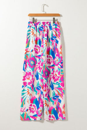 Printed Wide Leg Pants e8e55f07-5ea0-427a-a0dd-8d0f5b6b078d-Max Trendsi