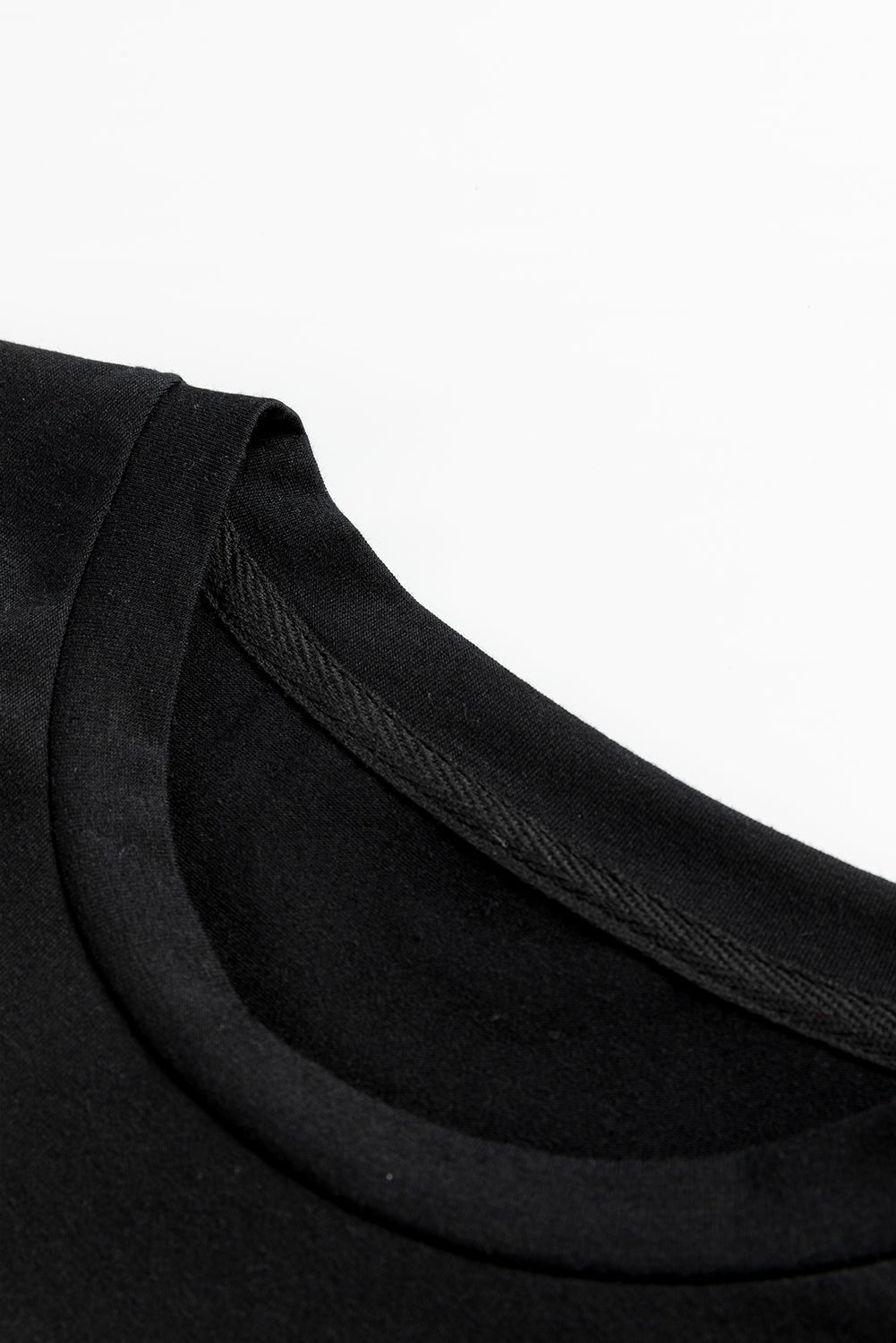 Glownestbest ® | Black Christmas Bowknot Graphic Crewneck T Shirt e9e7b532f88e635e Glownestbest