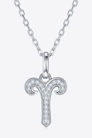 Moissanite Constellation Pendant Necklace Aries One Size e9f4032705e648e0a4dc73c59e3d659f-Max Trendsi