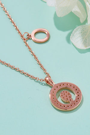 Adored Moissanite K to T Pendant Necklace eade23e398a148319bb3f7669eafb145-Max Trendsi