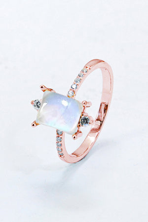 925 Sterling Silver Square Moonstone Ring eb1b244ff76c43e5bc5d1f87e33b7509-Max Trendsi