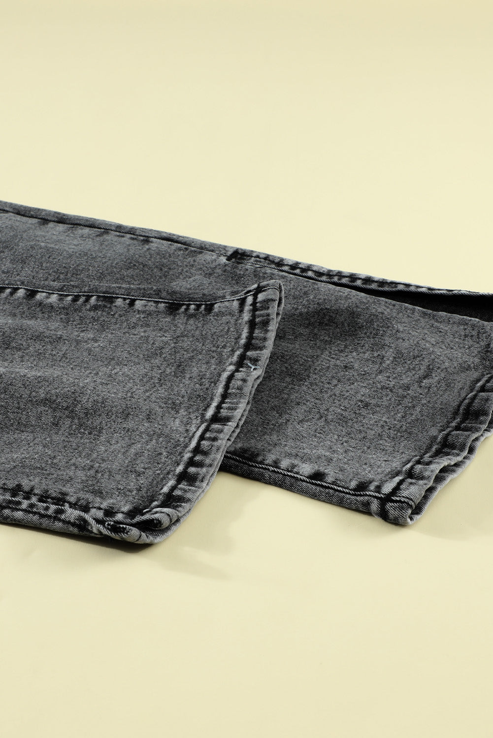 Slit Flare Jeans ec0c302feb424de9b5bf93e533db7c75-Max Trendsi