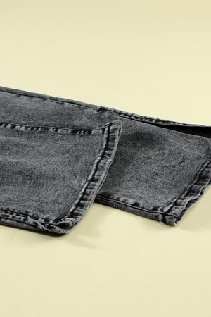 Slit Flare Jeans ec0c302feb424de9b5bf93e533db7c75-Max Trendsi