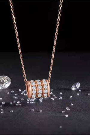 Moissanite 925 Sterling Silver Necklace ec82041157a34ce1904e0af7edaf9ec2-Max Trendsi