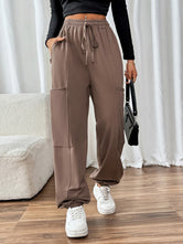 Perfee Tied Joggers with Pockets Taupe ec88c862-6c84-44fc-96fa-7efda01cff12-Max Trendsi