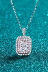 1 Carat Moissanite Geometric Pendant Chain Necklace Silver One Size ee58d997ad4d469790ca0cc149f0dac8-Max Trendsi