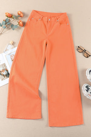 Wide Leg High Waist Jeans ef82e628-3c19-4a37-bf19-f465c718eca5-Max Trendsi