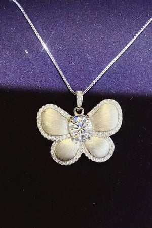 1 Carat Moissanite Butterfly Pendant Necklace ef8a29f3934349bc95fc114a4073fccd-Max Trendsi