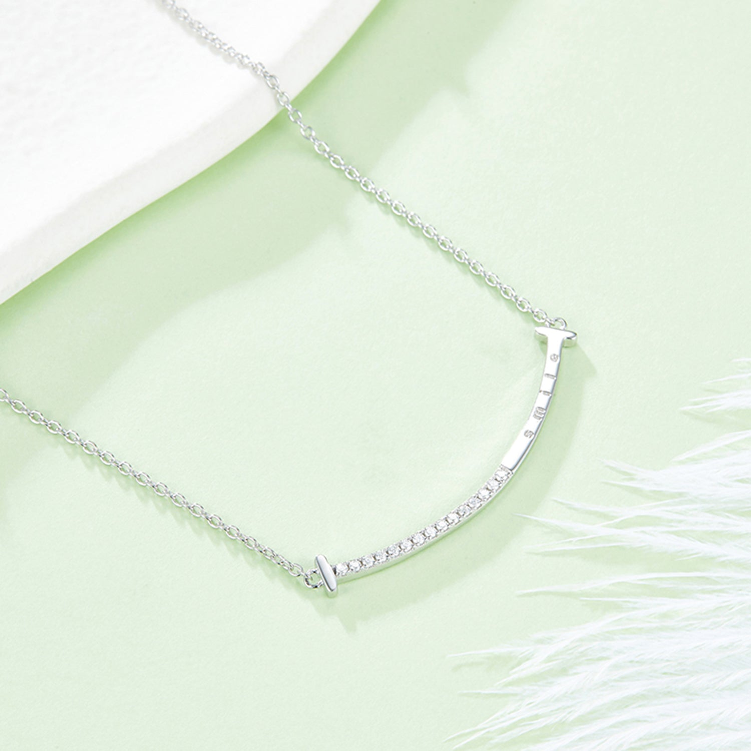 Moissanite 925 Sterling Silver Necklace f0570167-177d-49f2-8b10-fa243657bf06-Max Trendsi