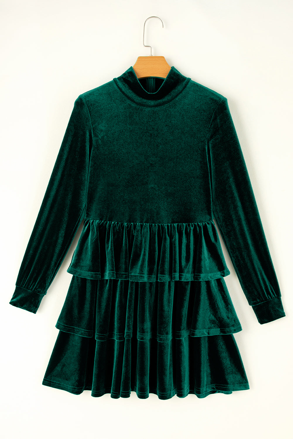 Ruffled Layered Long Sleeve Mini Dress f16ecc4c-1204-42fb-9d7b-2ecdbfeb2c68-Max Glownestbest