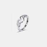 Hand Heart Shape 925 Sterling Silver Open Ring Silver 7 f2299f6d-9de8-4784-b0b0-4eaca7f56ada-Max Trendsi