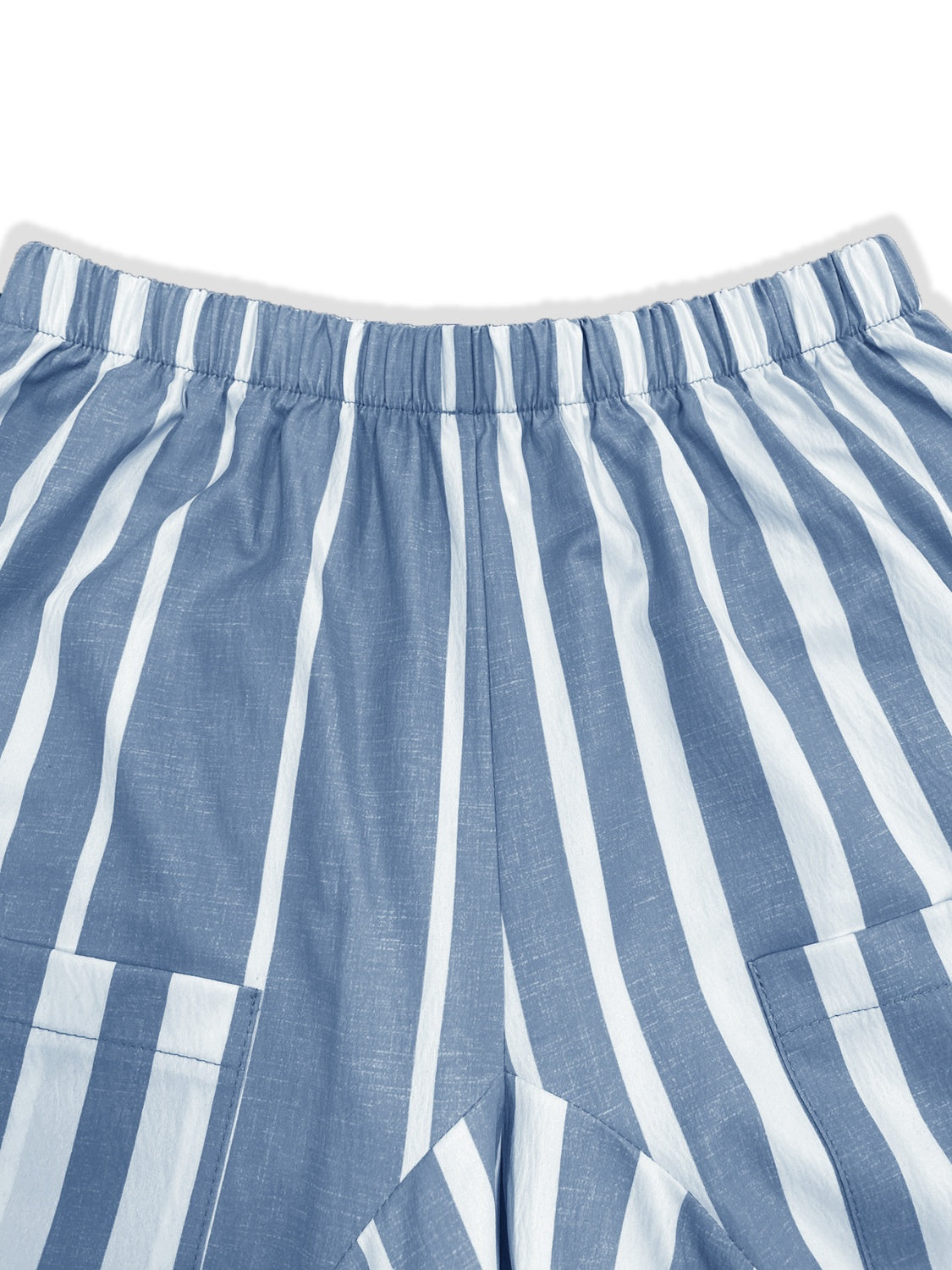 Striped Elastic Waist Wide Leg Pants f2d6e323-5fbe-4655-b981-7a8136c6a6c5-Max Trendsi