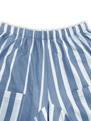 Striped Elastic Waist Wide Leg Pants f2d6e323-5fbe-4655-b981-7a8136c6a6c5-Max Trendsi