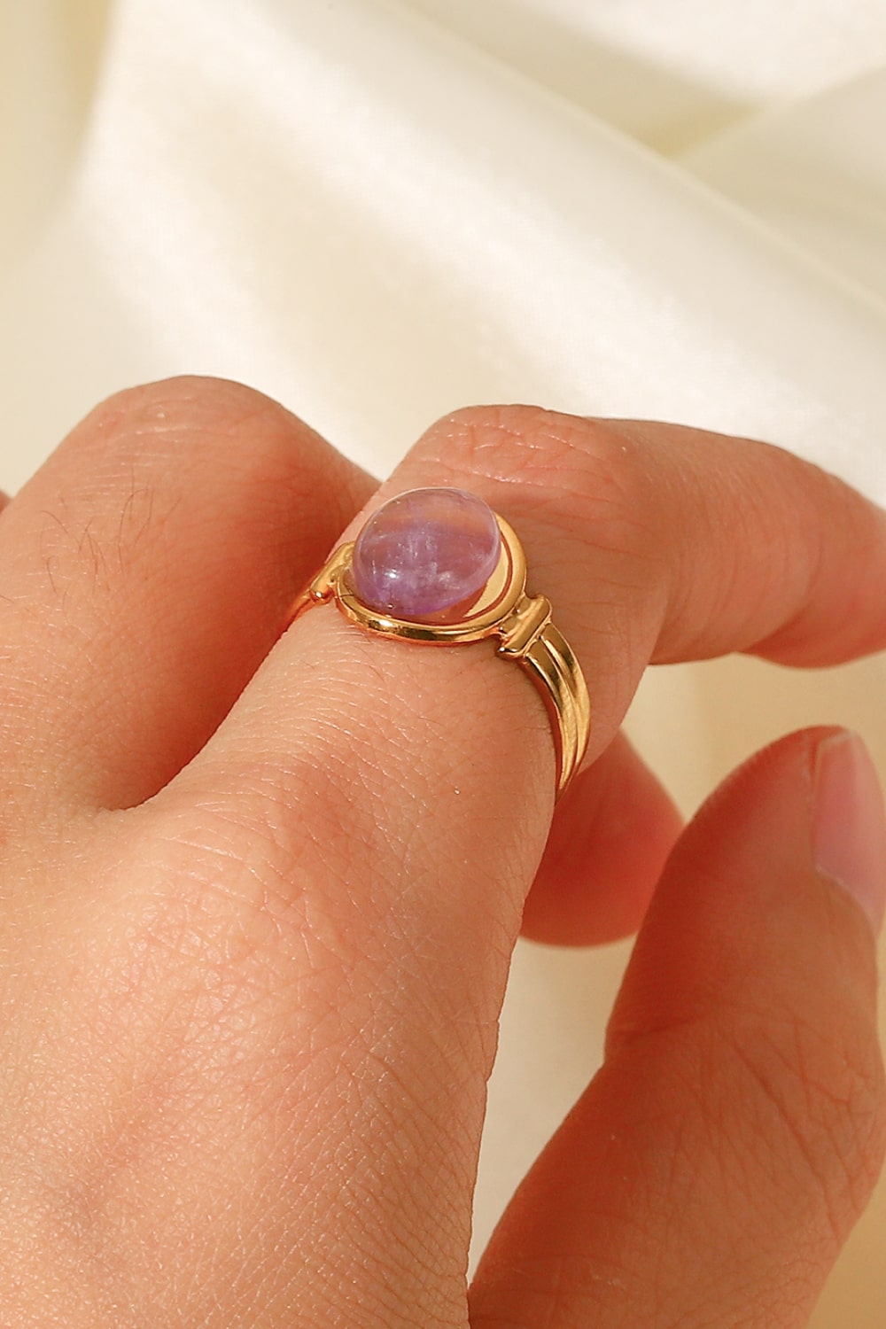 18K Gold Plated Open Ring f44e1d02fd24495582aff983b5fe1f35-Max Trendsi