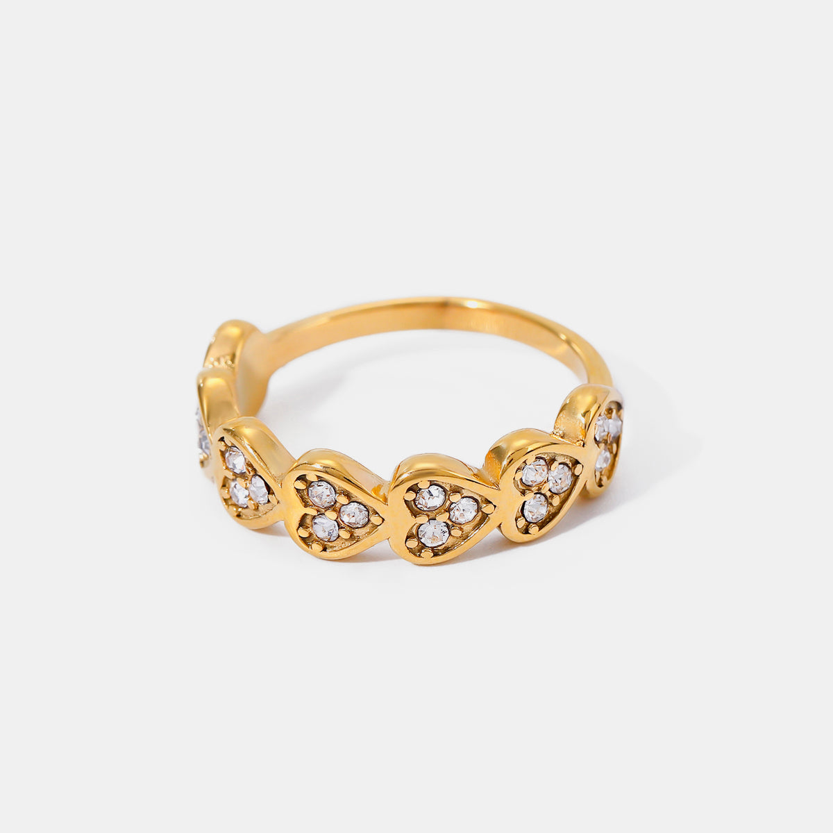 Stainless Steel Inlaid Zircon Heart Ring Gold 7 f472a9d4-c57e-48c7-a108-c9bfa588ae09-Max Trendsi