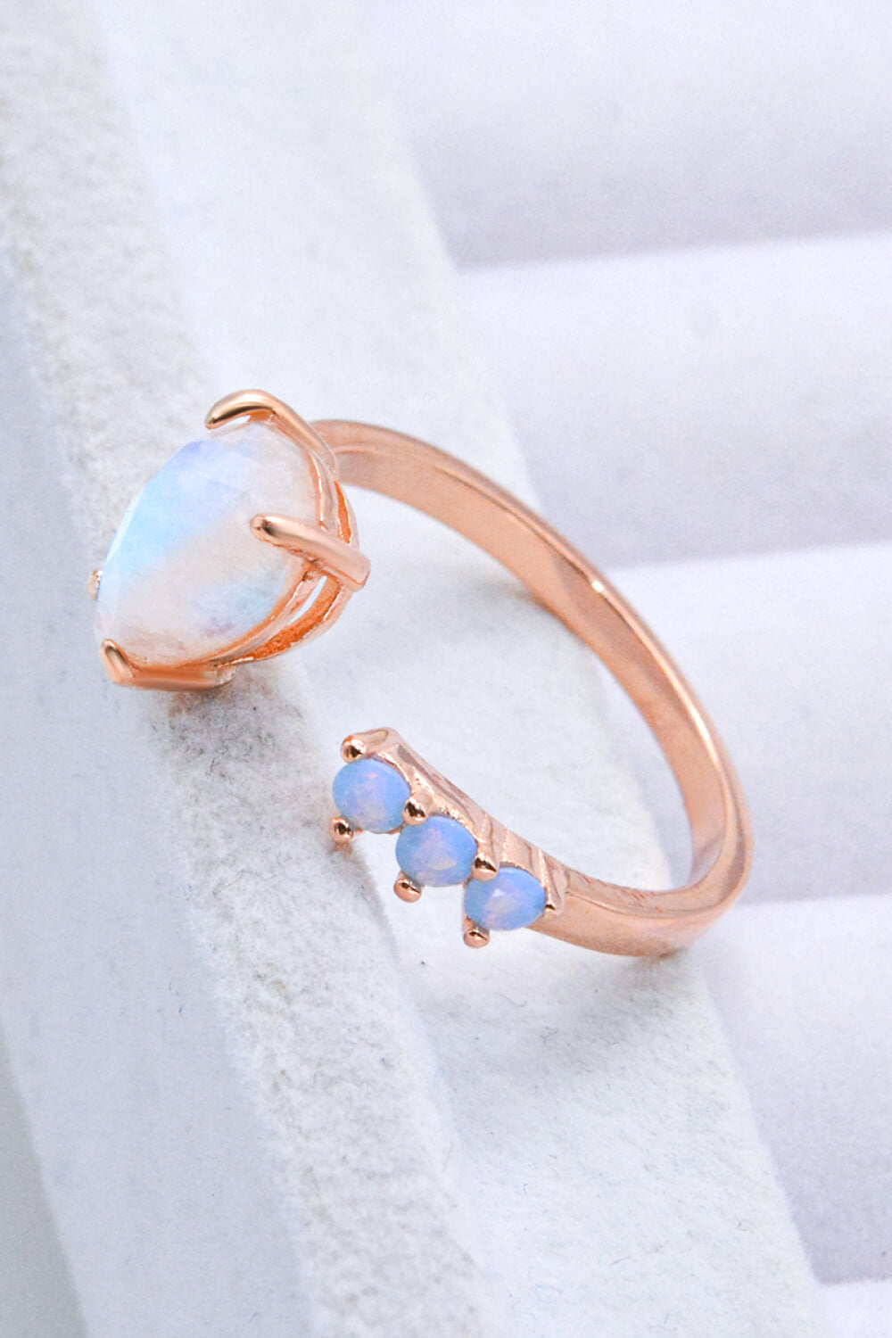 18K Rose Gold-Plated Moonstone Open Ring f4f33f5e836c4cdc866eadaa084b45d4-Max Trendsi