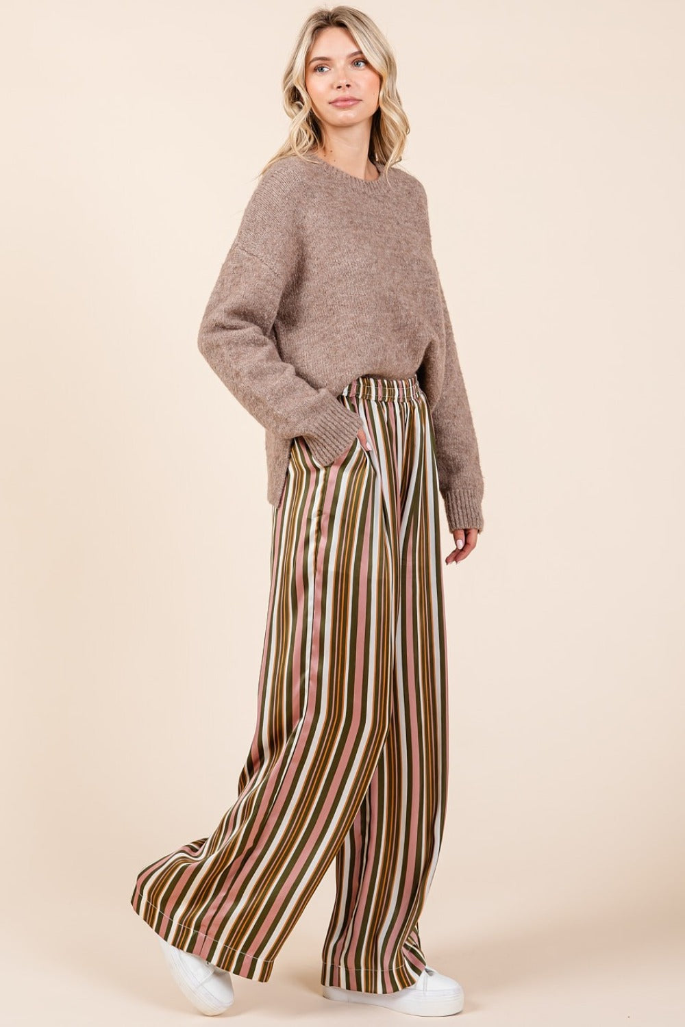 Mittoshop Striped Satin Elastic Waist Wide Leg Pants f7d0fc2c-5340-44cd-8bc3-b249fc93ef34-Max Trendsi