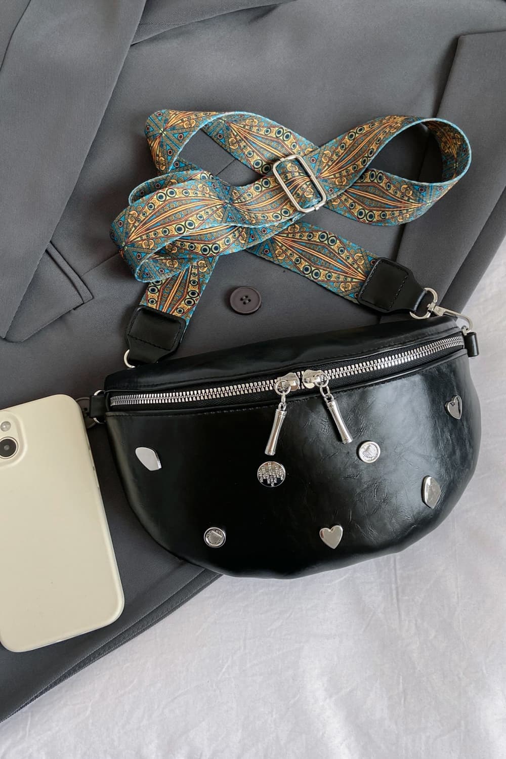 PU Leather Sling Bag f844966647ec494789720ab28495ee03-Max Trendsi