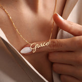 Exquisite Dazzling Customizable Name Design Versatile Necklace fa6bf2e9-3d70-4dab-94f1-c99743655d9a Artshiney