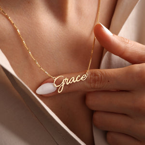 Exquisite Dazzling Customizable Name Design Versatile Necklace fa6bf2e9-3d70-4dab-94f1-c99743655d9a Artshiney