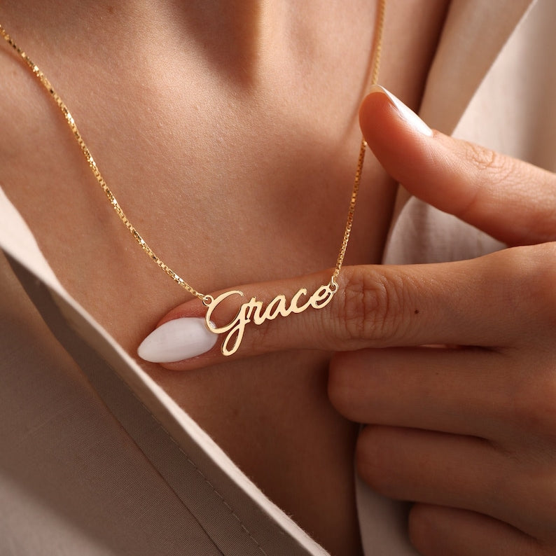 Exquisite Dazzling Customizable Name Design Versatile Necklace fa6bf2e9-3d70-4dab-94f1-c99743655d9a Artshiney