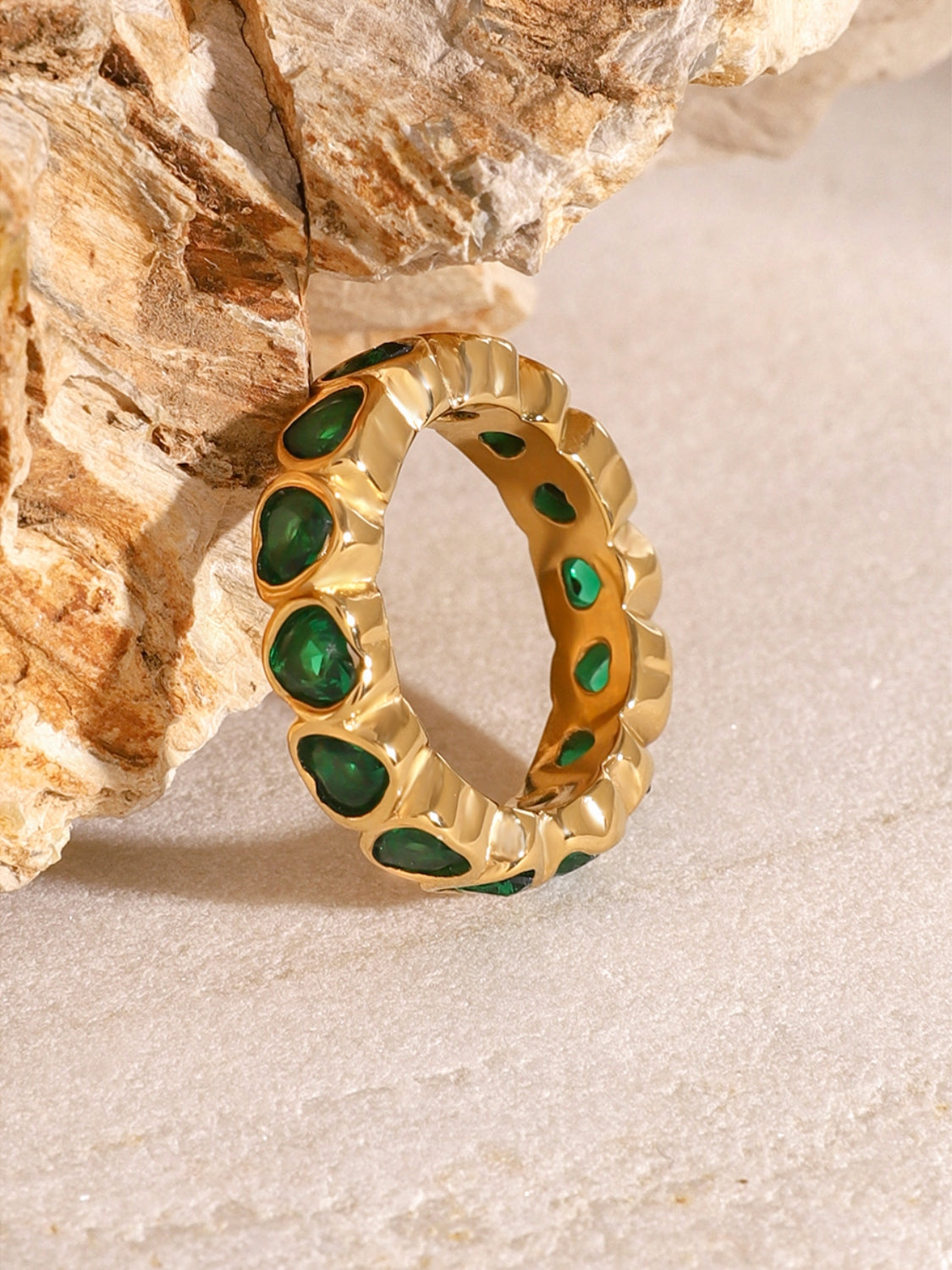 18K Gold-Plated Inlaid Zircon Ring fa73a3aa-49e0-4569-a0b3-a5680e3f9acf-Max Trendsi