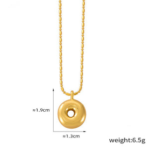 18K gold simple and elegant 26 letters design light luxury style necklace fb156a9e-577c-49b7-afee-09db07b85eb9 Artshiney
